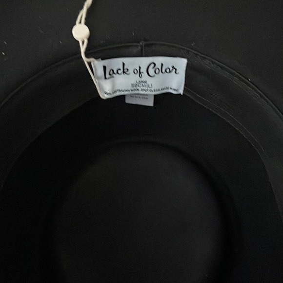 NWT Lack of Color Black Fedora in style “The Phoenix”. - Picture 11 of 15